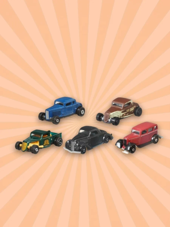 Набор машинок Matchbox 5 шт MBX Road Cruisers C1817