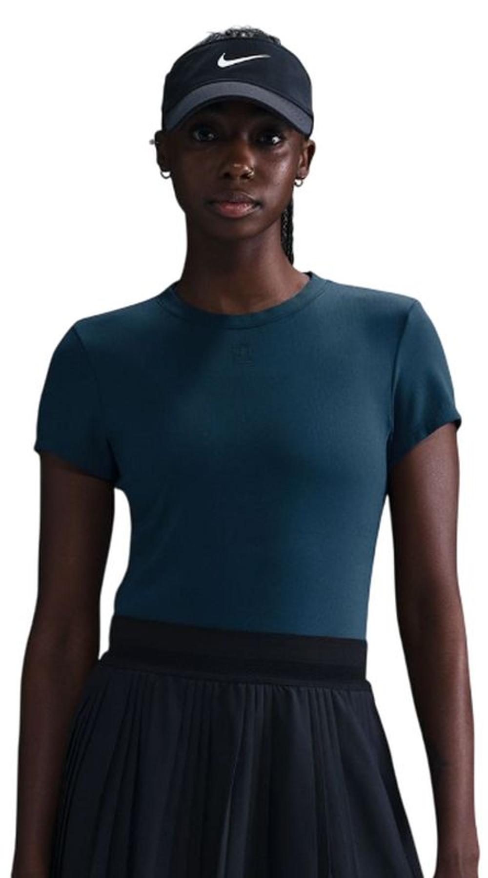 Женская теннисная футболка Nike Court Advantage Dri-Fit Short-Sleeve Tennis