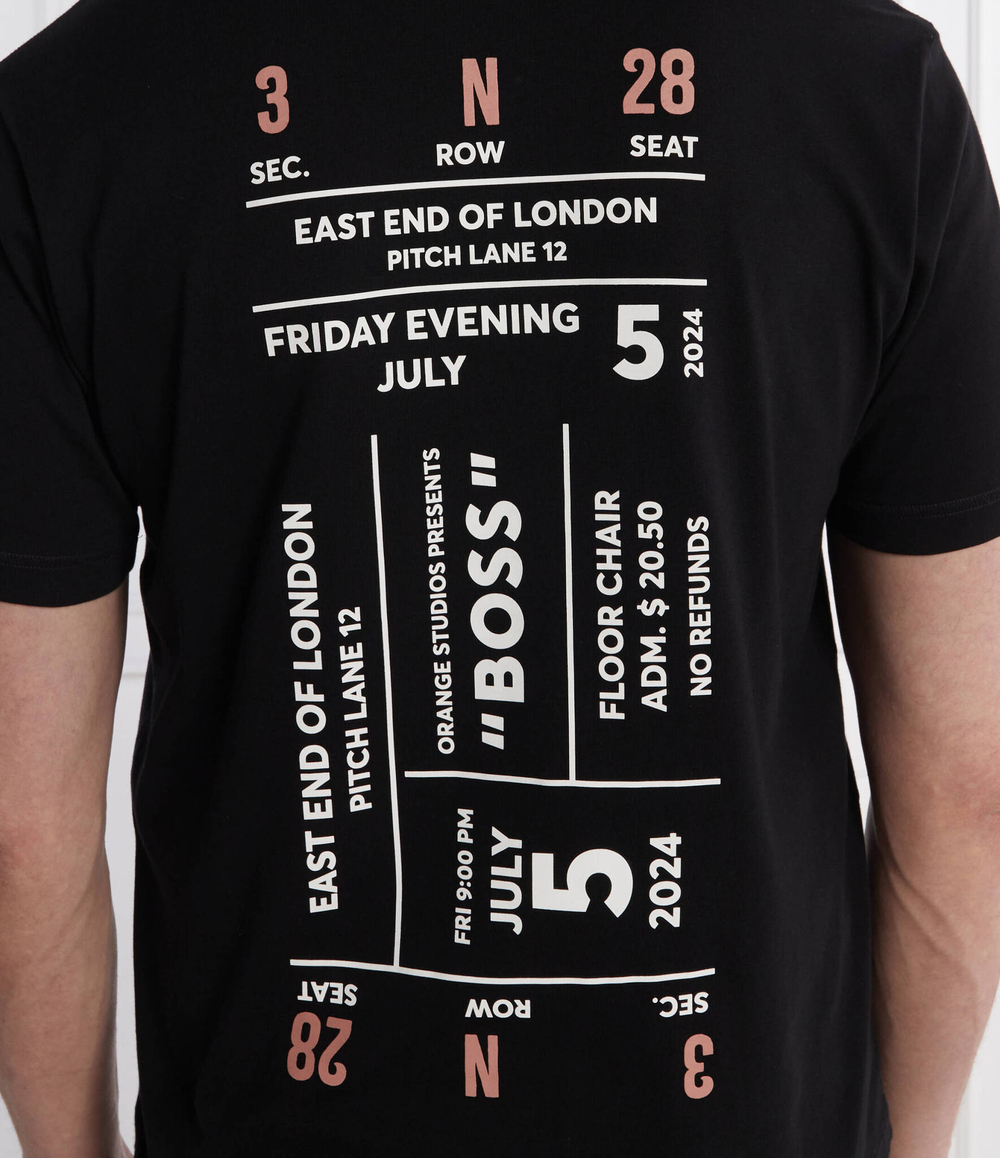 Футболка Te_Records BOSS ORANGE - черный(50515553)