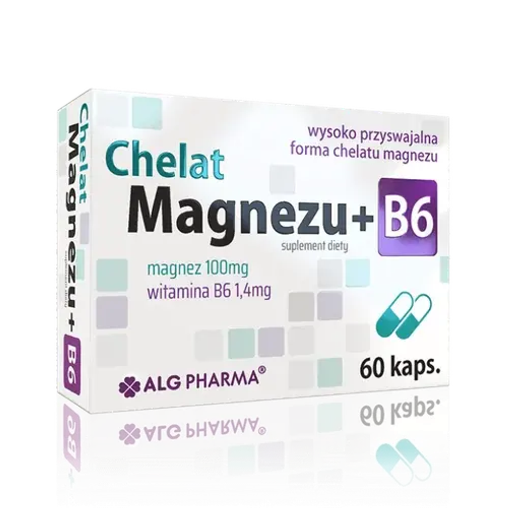 Alg Pharma Магний хелат + B6 - 60 капсул