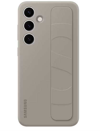 Чехол-накладка Standing Grip Case S24 ( Серо коричневый)