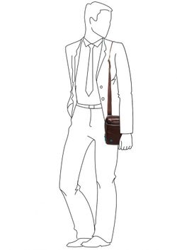 Сумка мужская Piquadro Blue Square коричневый  (CA3084B2/MO)