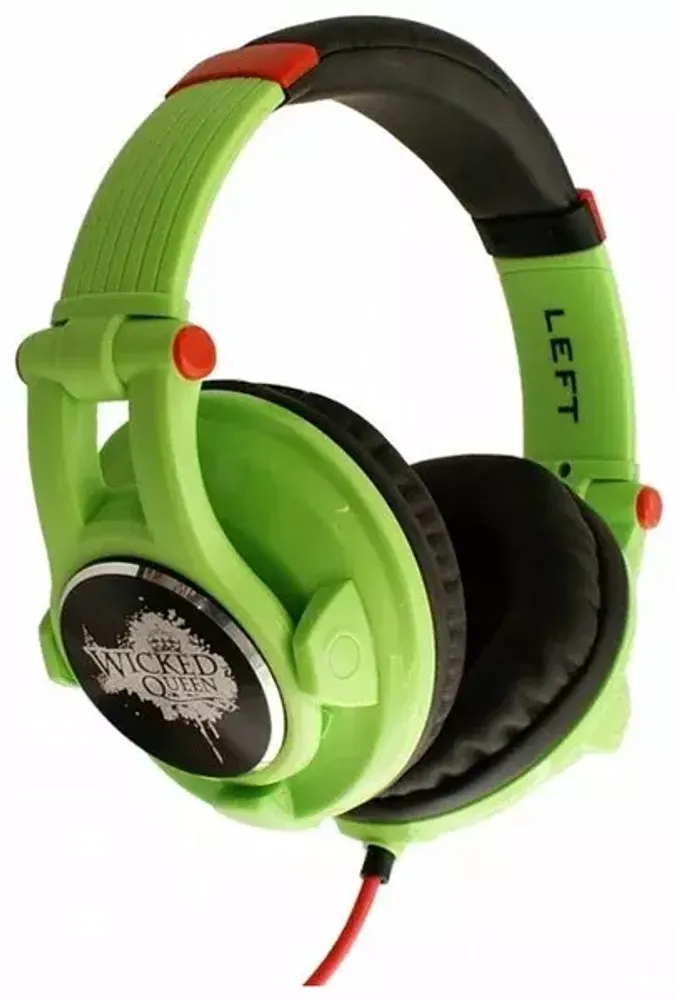 Fischer Audio Wicked-Queen-Green Galaxy Series Наушники накладные, полноразмерные, зеленые.