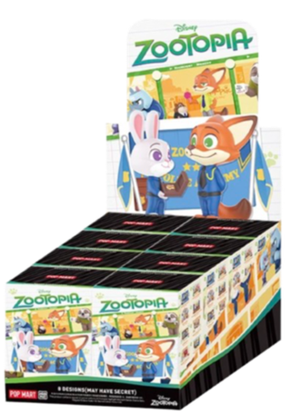 Рандомная фигурка POP MART Zootopia Highlight Moment Series Scene Figure