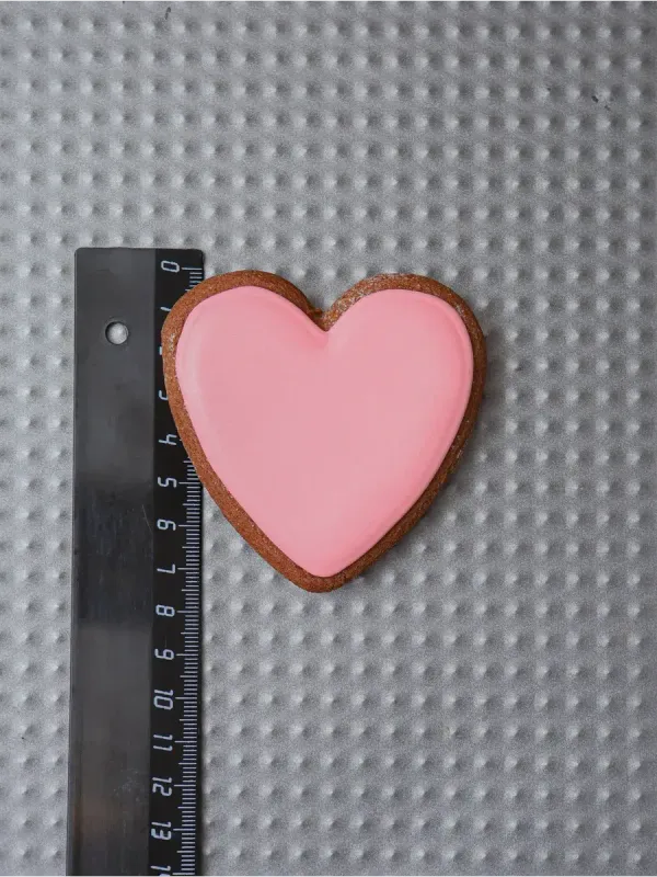 Большой набор сердец с сахарной глазурью для росписи