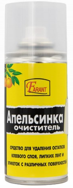 Очиститель клеевого слоя, скотча (210мл/128гр;12шт) Farant "Апельсинка"