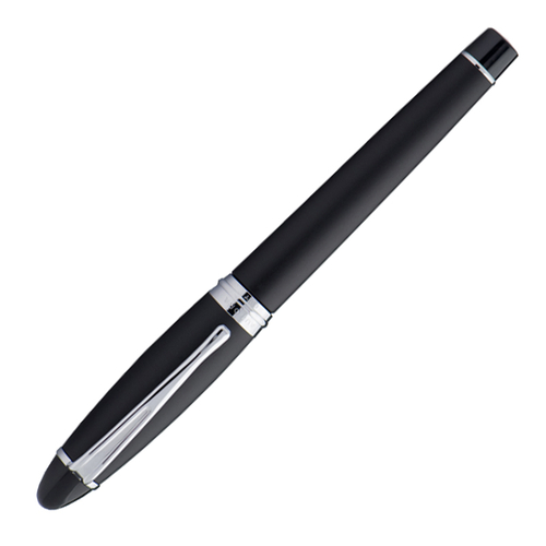 Перьевая ручка Aurora Ipsilon Satin, Black matt resin CT,перо - M, в подарочной коробке