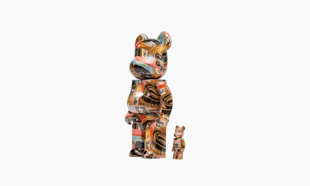 Bearbrick Andy Warhol x Jean Michel Basquiat #2 "100% and 400%"