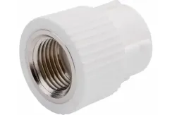 Муфта TEBO сварка ВР 20*3/4" белая 35152