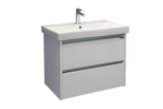 COMFORTY. Тумба-умывальник "Дублин-75" белый глянец с раковиной COMFORTY 8057