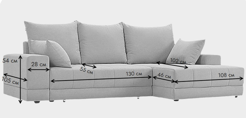 Угловой диван Монреаль