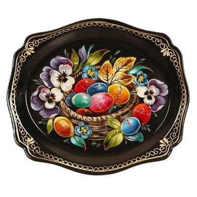 Zhostovo metal tray A3D271125119