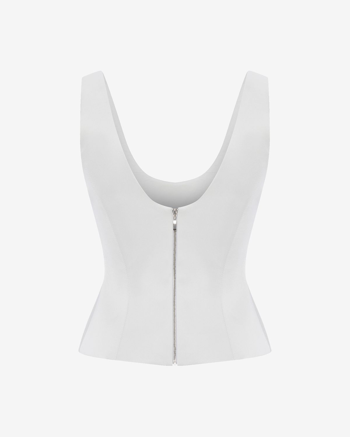 Топ корсетного типа из атласа