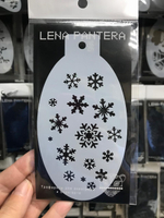 Трафарет для аквагрима овальный "Снежинки " 7 на 13 см