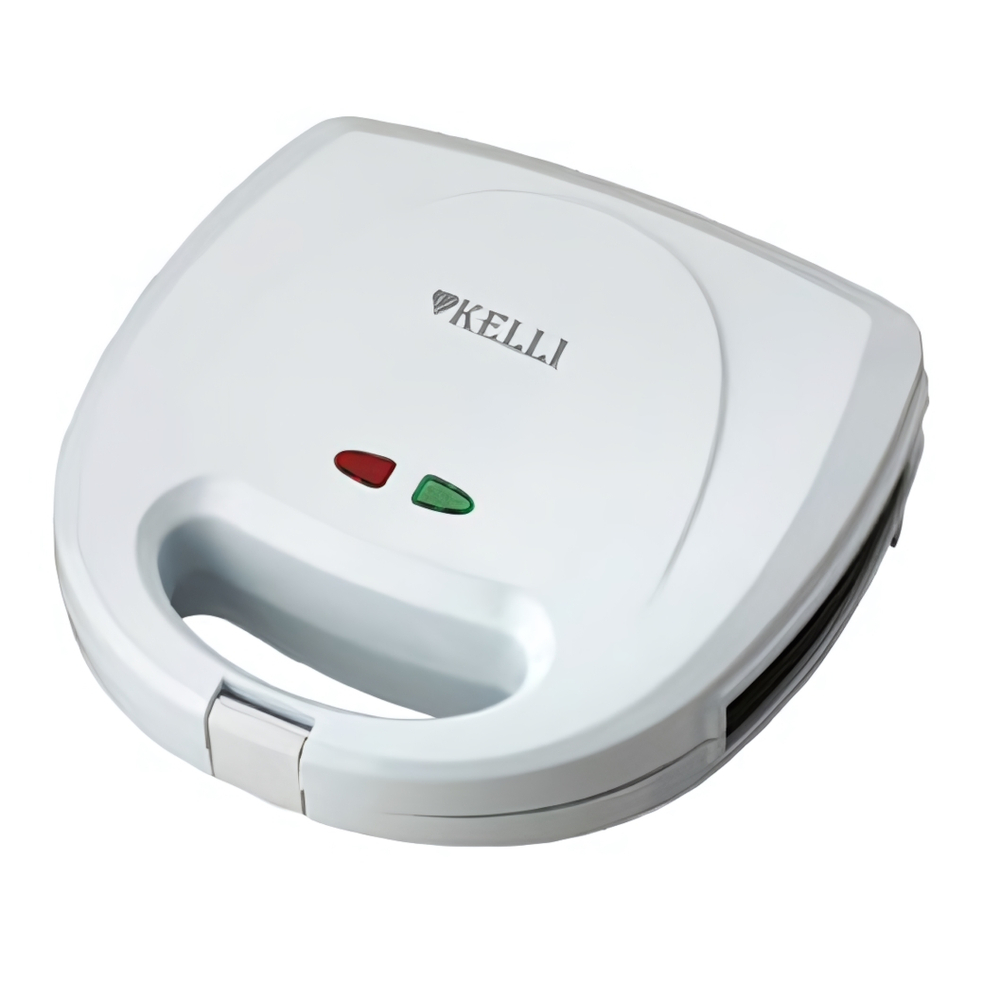 Мультипекарь (вафельница) KELLI KL-1701 БЕЛЫЙ съемное тефлоновое покрытие, 3 пары, ненагревающиеся ручки мощн. 1800 Вт