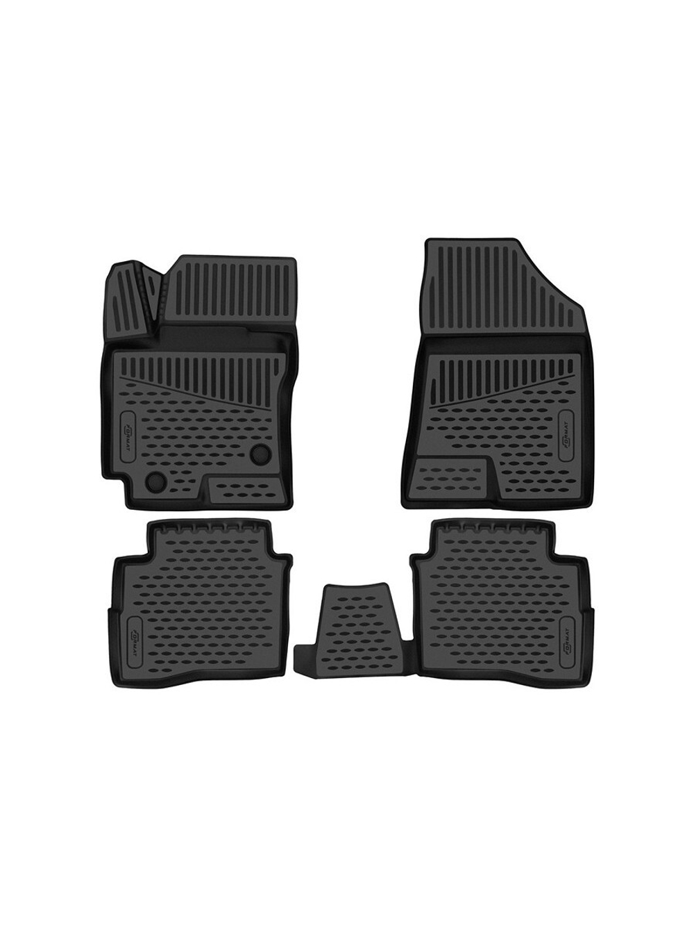 Коврики в салон для CHANGAN Eado Plus 2020-, Седан, 4шт. (Повышенная устойчивость, повышенная износостойкость) FORMAT.3DAN0619210K