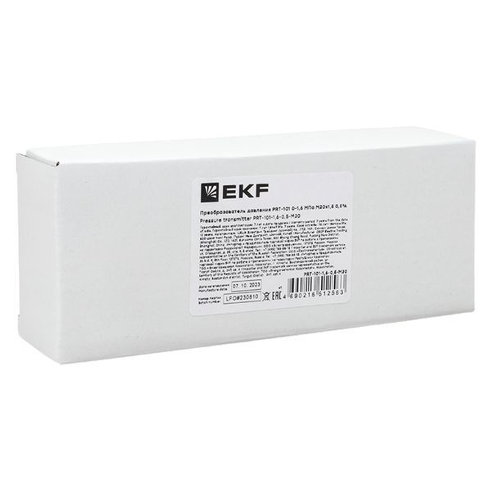 Преобразователь давления  EKF PRT-101-1.6-0.5-M20