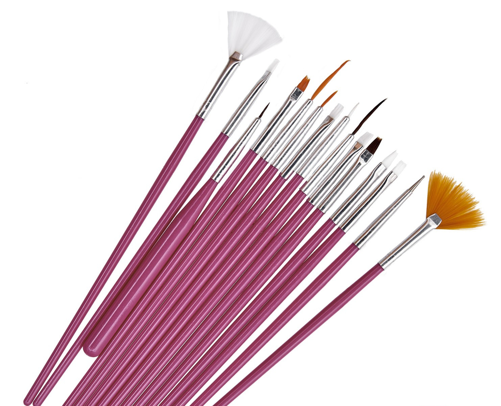 Кисти кондитерские (набор 15 шт)