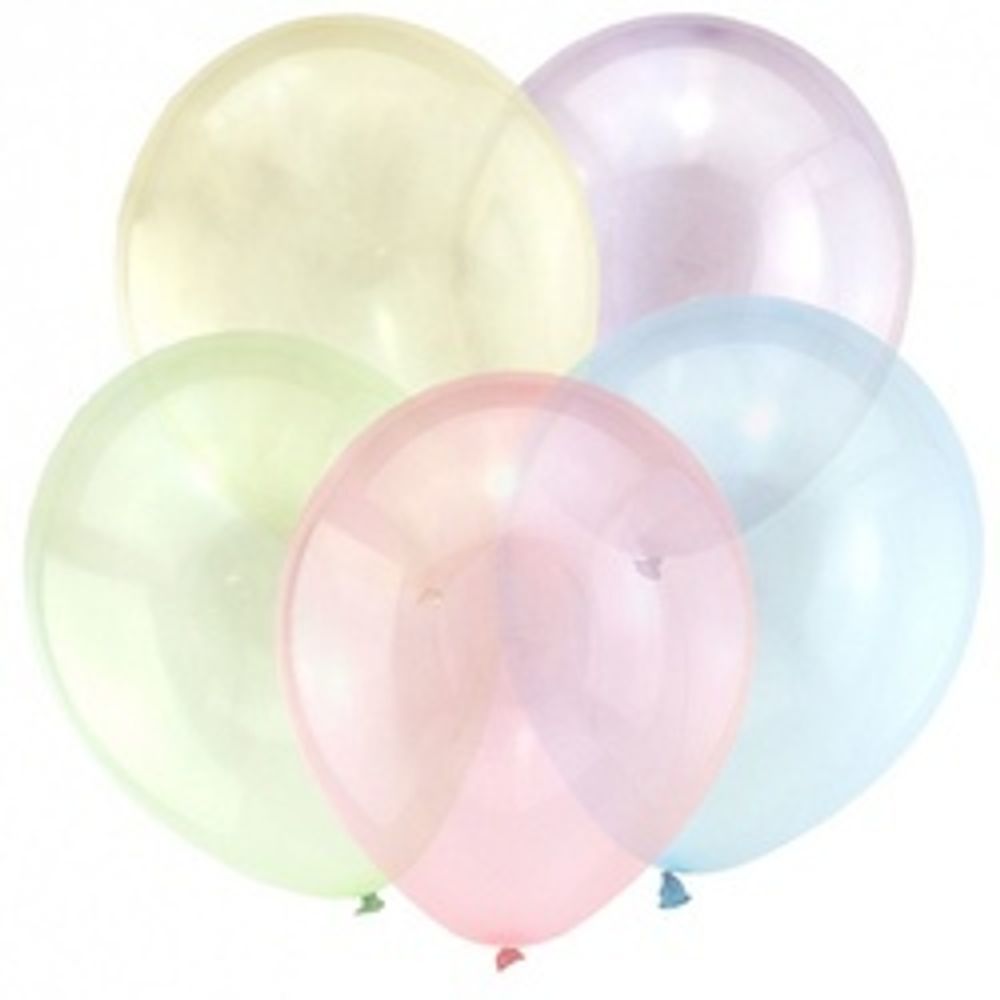 Шар (12"/30 см) Ассорти, Кристальные шары 100 шт.