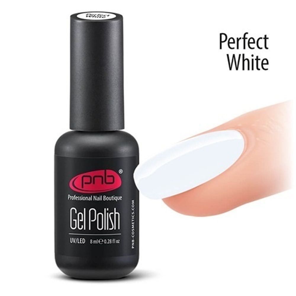 Гель-лак белый, Gel Polish Perfect White UV/LED, 8 мл