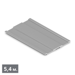 СТАНДАРТ Планка декоративная для доводчика (5,40 м) хром матовый (AL) (AS0591) Aristo