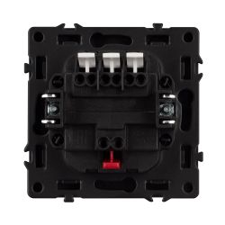 Механизм выключателя трехклавишный непроходной SWT-NOBE-MK03-SFPL-GR (230V, 10A) (Arlight, Серый базальт) 061799