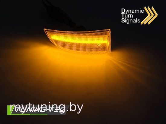 Повторители поворота IN THE MIRROR WHITE LED SEQ для RENAULT SCENIC III / MEGANE III