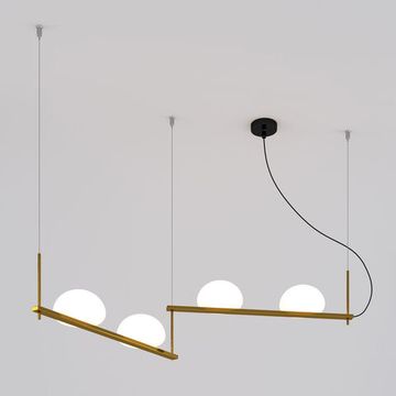 70145/4 / подвесной светильник / латунь