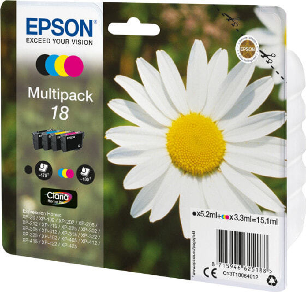 Картридж струйный Multipack Epson Daisy C13T18064022