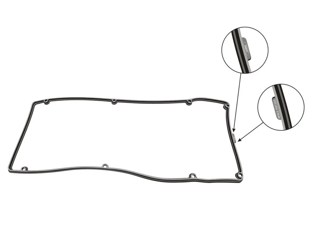 Прокладка клапанной крышки ГАЗ,УАЗ Патриот (ЗМЗ 405,406,409 ЕВРО-3) 40624.1007245 БМРТ(Черная) 22445
