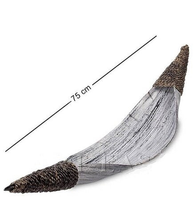 95-028 Тарелка "Лодка аборигенов" (кокос, о. Бали)