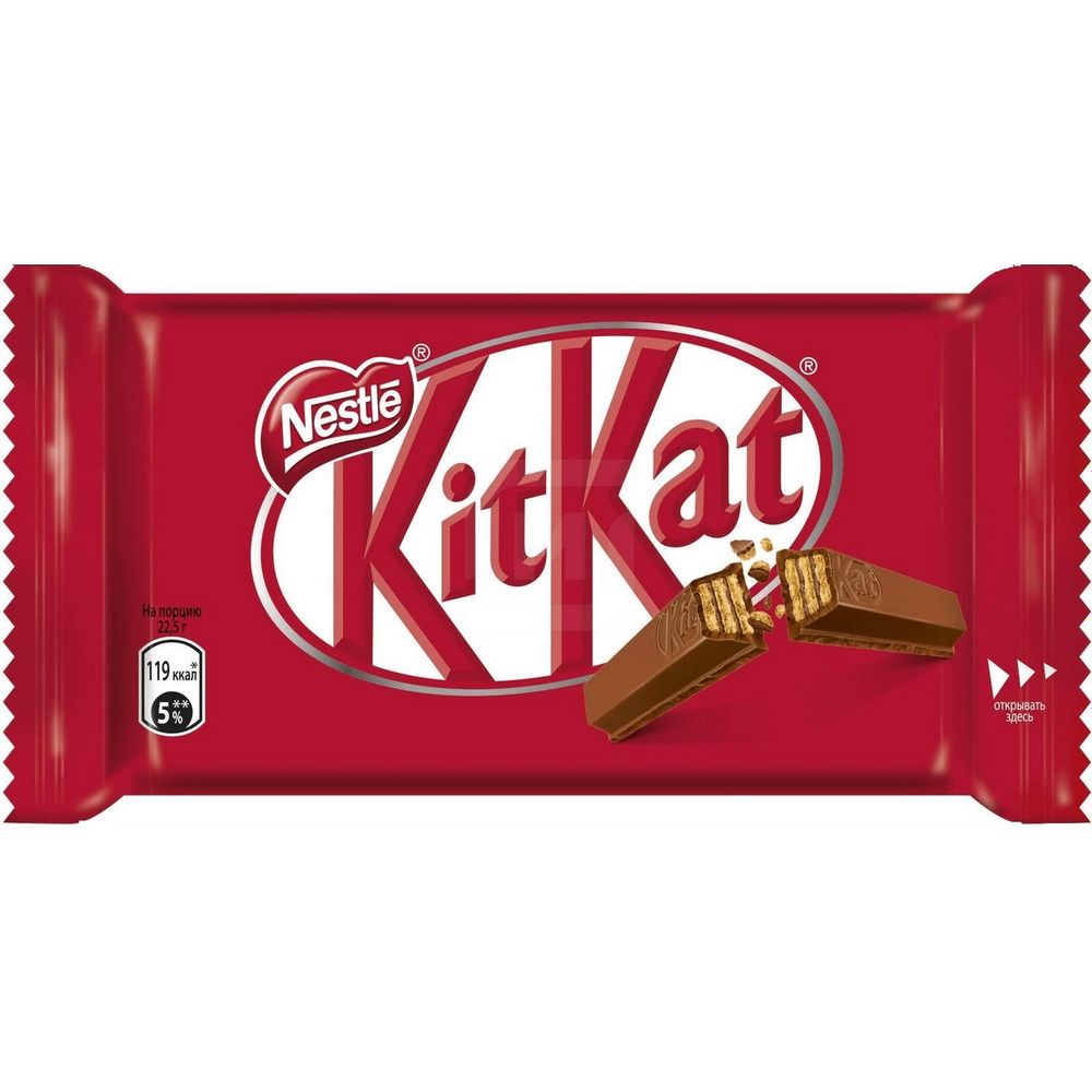 Шоколадный батончик Kit Kat, 4 пальца, 41,5 гр