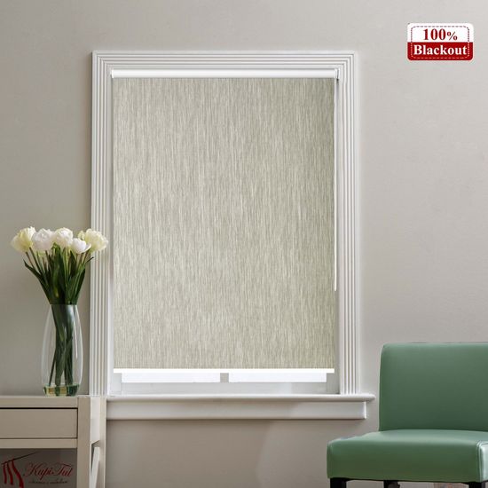 Рулонная штора Parma Блэкаут (светло-серый)