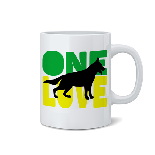 Кружка "Овчарка - единственная любовь"