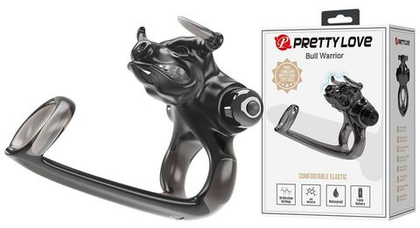 Дымчатая стимулирующая насадка на член Bull Warrior