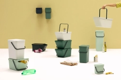 Brabantia Контейнер для сортировки мусора Sort & Go 20л Светло-серый