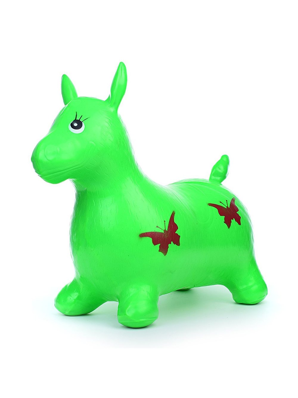 Прыгун Ослик с бабочками (зеленый цвет)