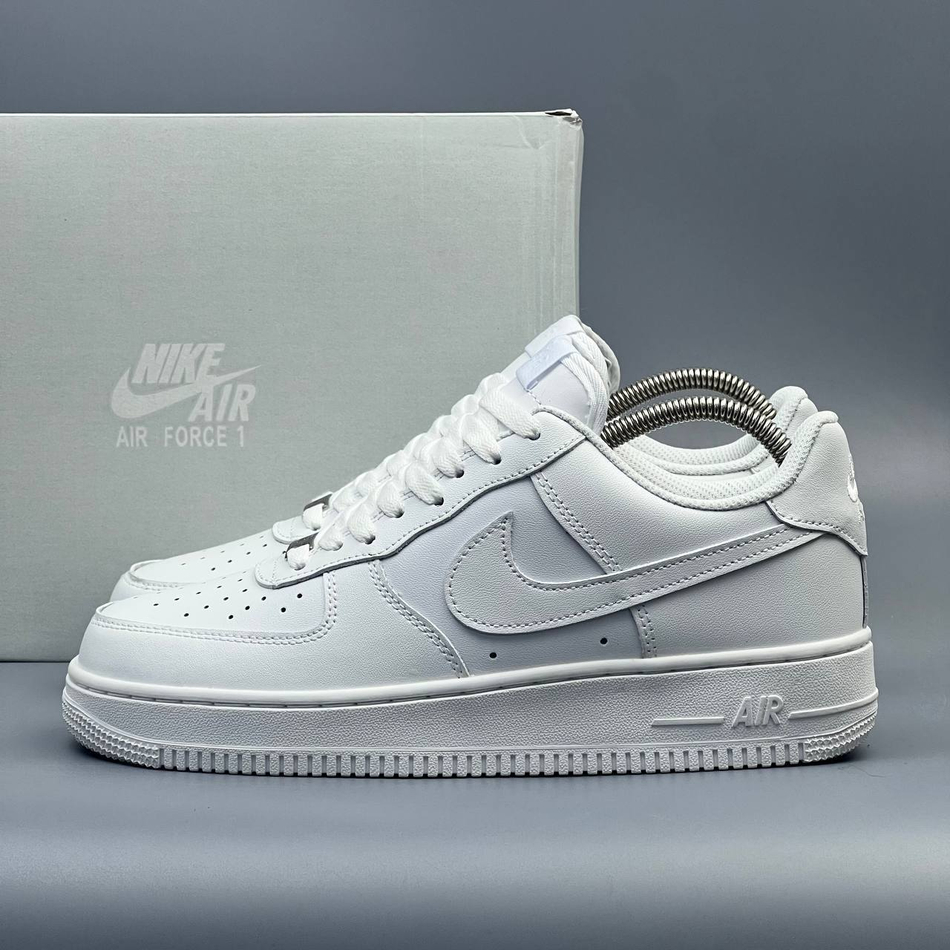 Кроссовки NikeForce 1 White #61 (бел.)