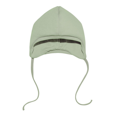 Шапочка утепленная из футера (хаки)