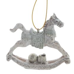 GAEM Украшение новогоднее "Лошадка-качалка", L8,5 W2 H7,5 см