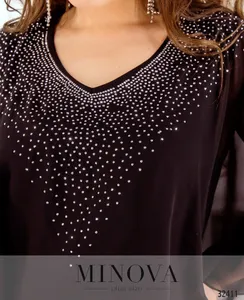 Платье 8612-черный Minova