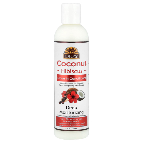Okay Pure Naturals, Глубокое увлажнение, кондиционер, кокос и гибискус, 237 мл (8 жидк. унц.)