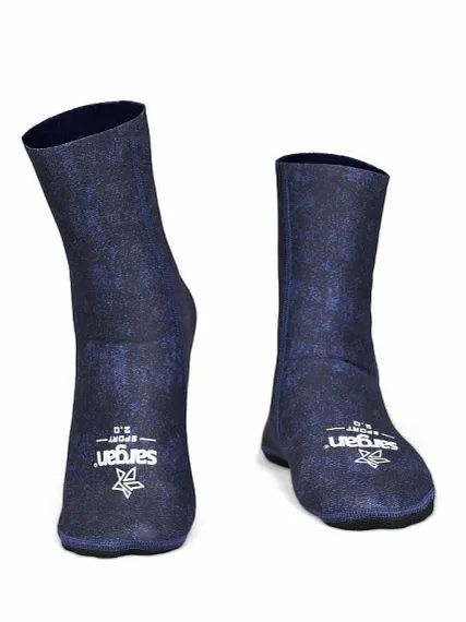 Носки Sargan Sport 1030/MBKB 2 мм черный/синий