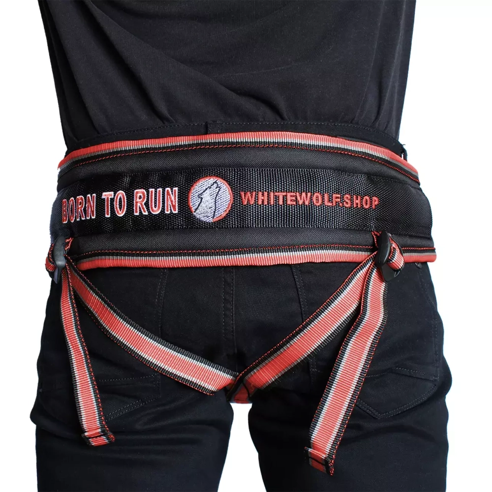 Пояс для каникросса в комплекте с потягом White Wolf серия Спорт