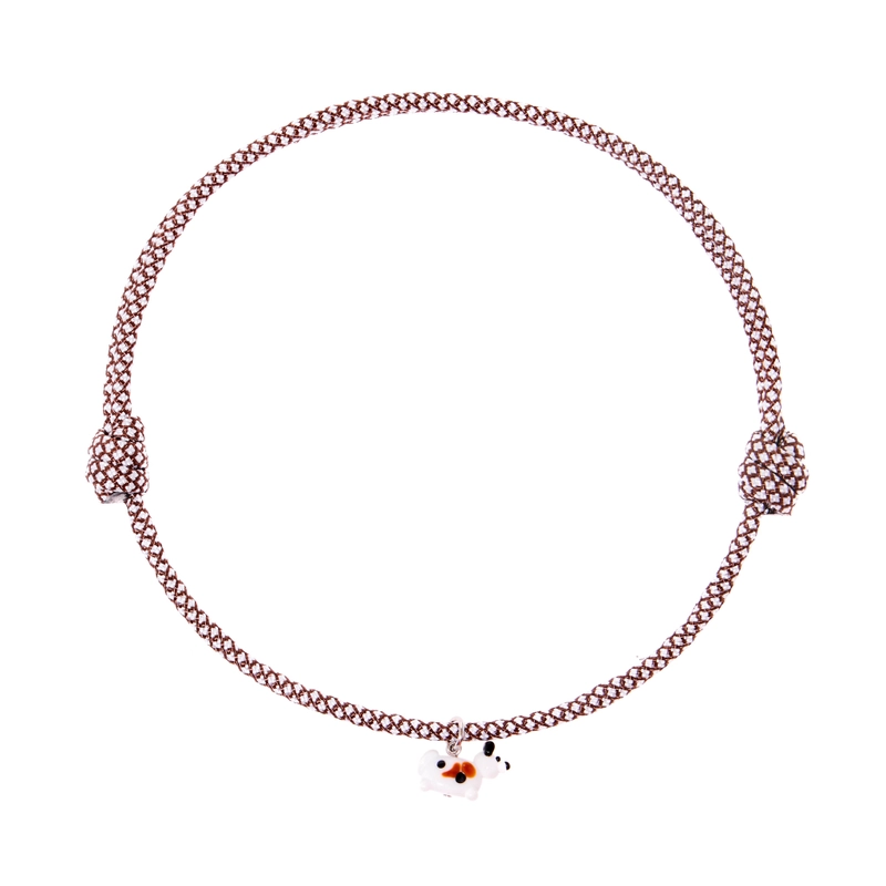 Колье Мой Любимый Пушистик на Паракорде – Многоцветный кот