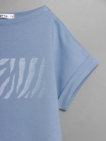 Платье туника оверсайз для девочки