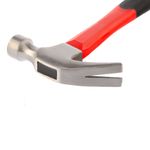 10456 Молоток-гвоздодер''optimal'', 450 г,фибергласовая обрезиненная рукоятка Matrix