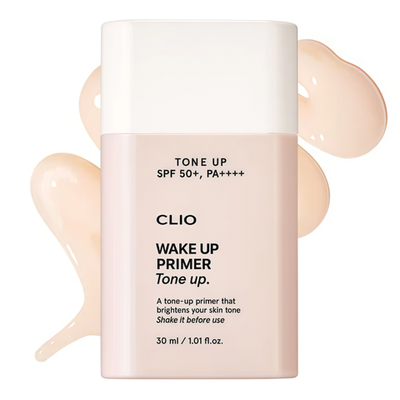 CLIO Wake Up Primer Tone Up - праймер-база для лица с тон-ап эффектом (30 мл)