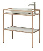 Консоль с раковиной Allen Brau Liberty 90 1.33004.60 медь