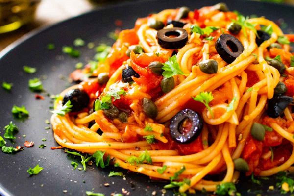 Соус для спагетти, рецепт пасты алла Путтанеска